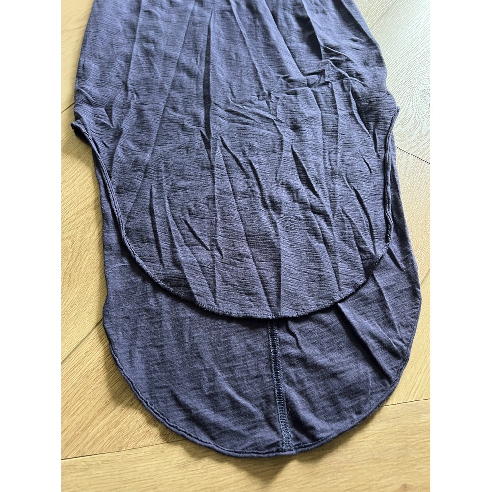 Nation LTD Navy Blue Racerback High Low Maxi Tank Dress Womens XS - Picture 3 of 5